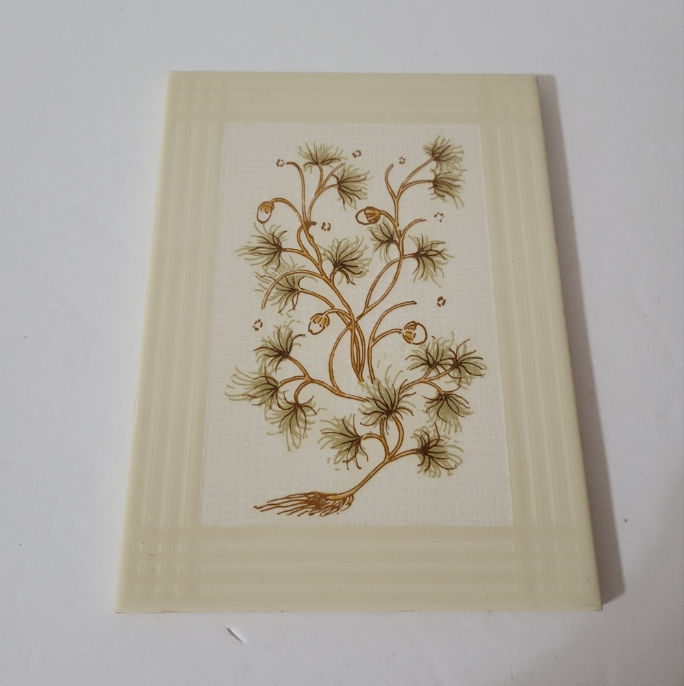 Floral Tile Hand Crafted In Italy